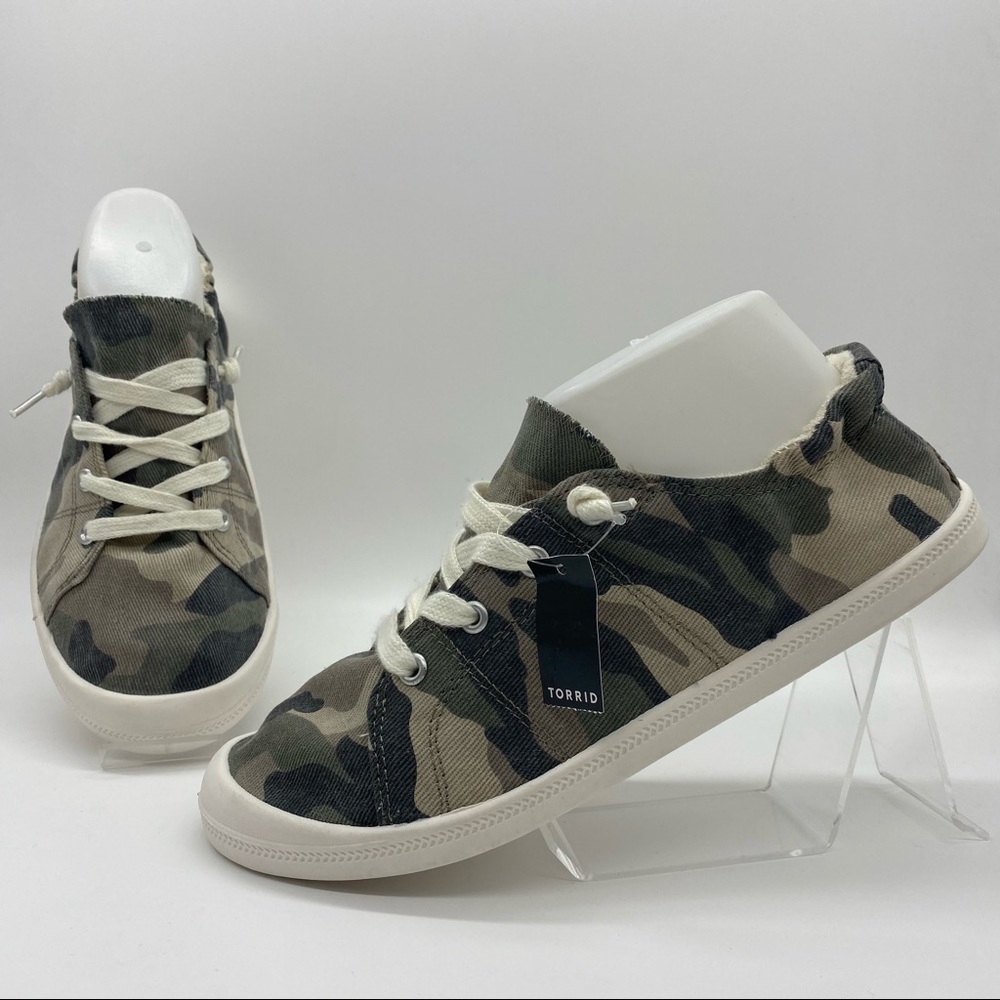 Torrid Women’s Riley Camo Ruched Slip On Sneaker - Picture 6 of 11